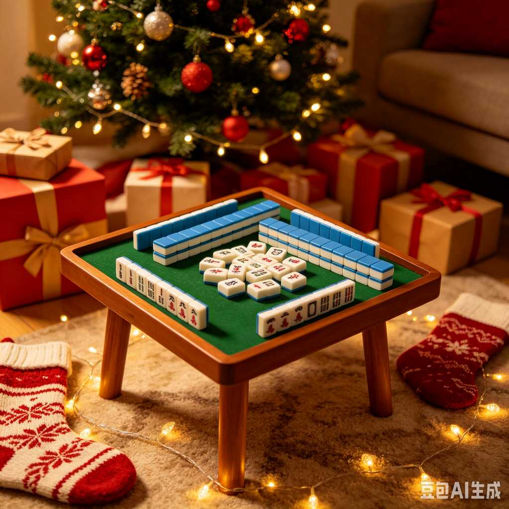 decorative text mahjong set